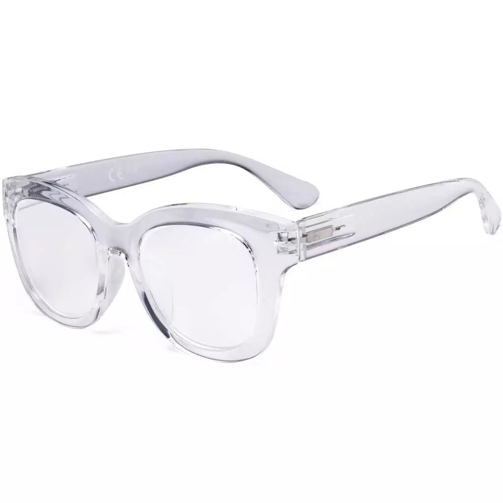 Oversized Retro Reading Glasses Thick Square Design Readers FH1555eyekeeper.com