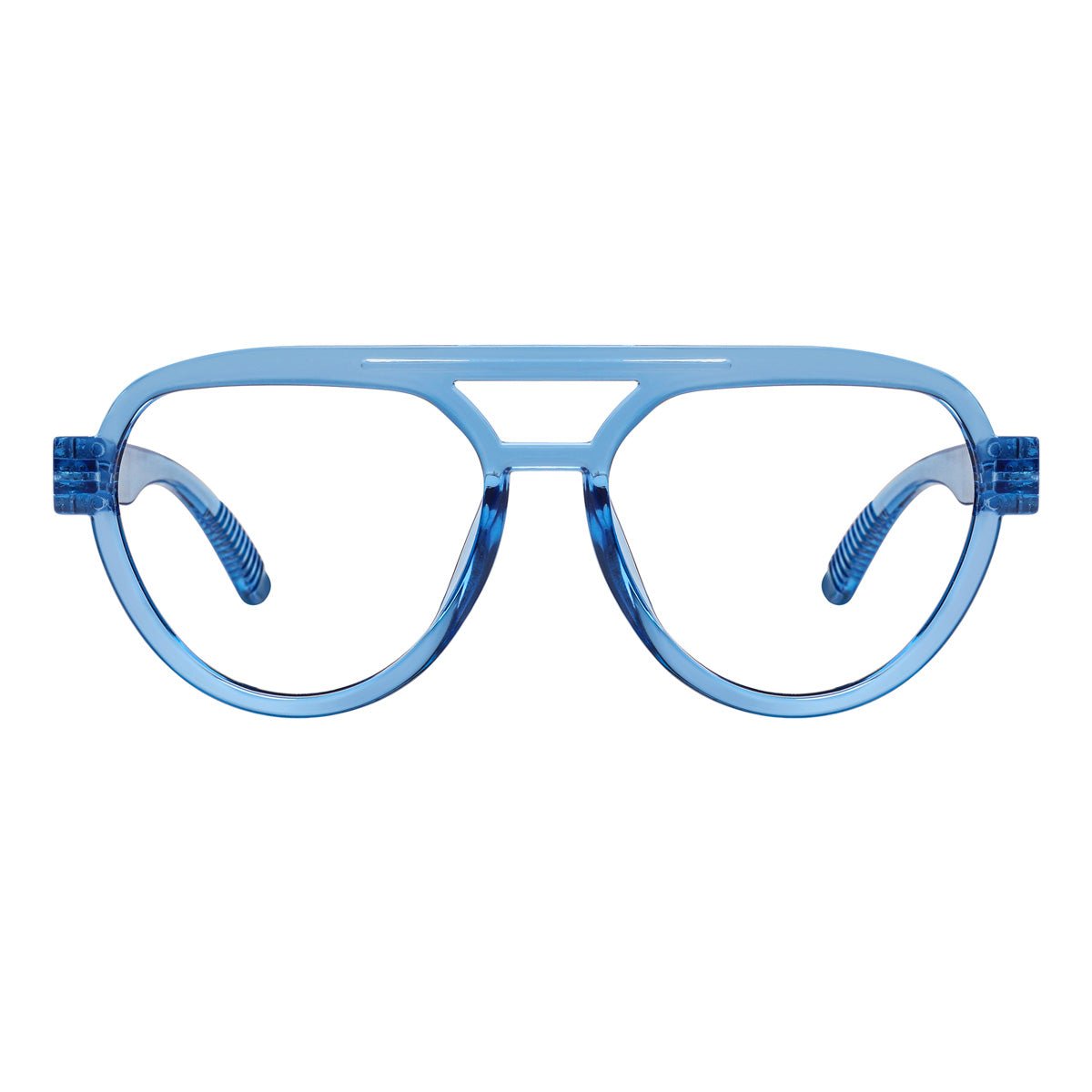 Pilot 30% Blue Light Blocking Metalless Screwless Glasses R2312 - B15eyekeeper.com