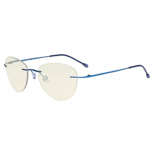 Rimless Pilot Progressive Multifocus Reading Glasses MWK9901Beyekeeper.com