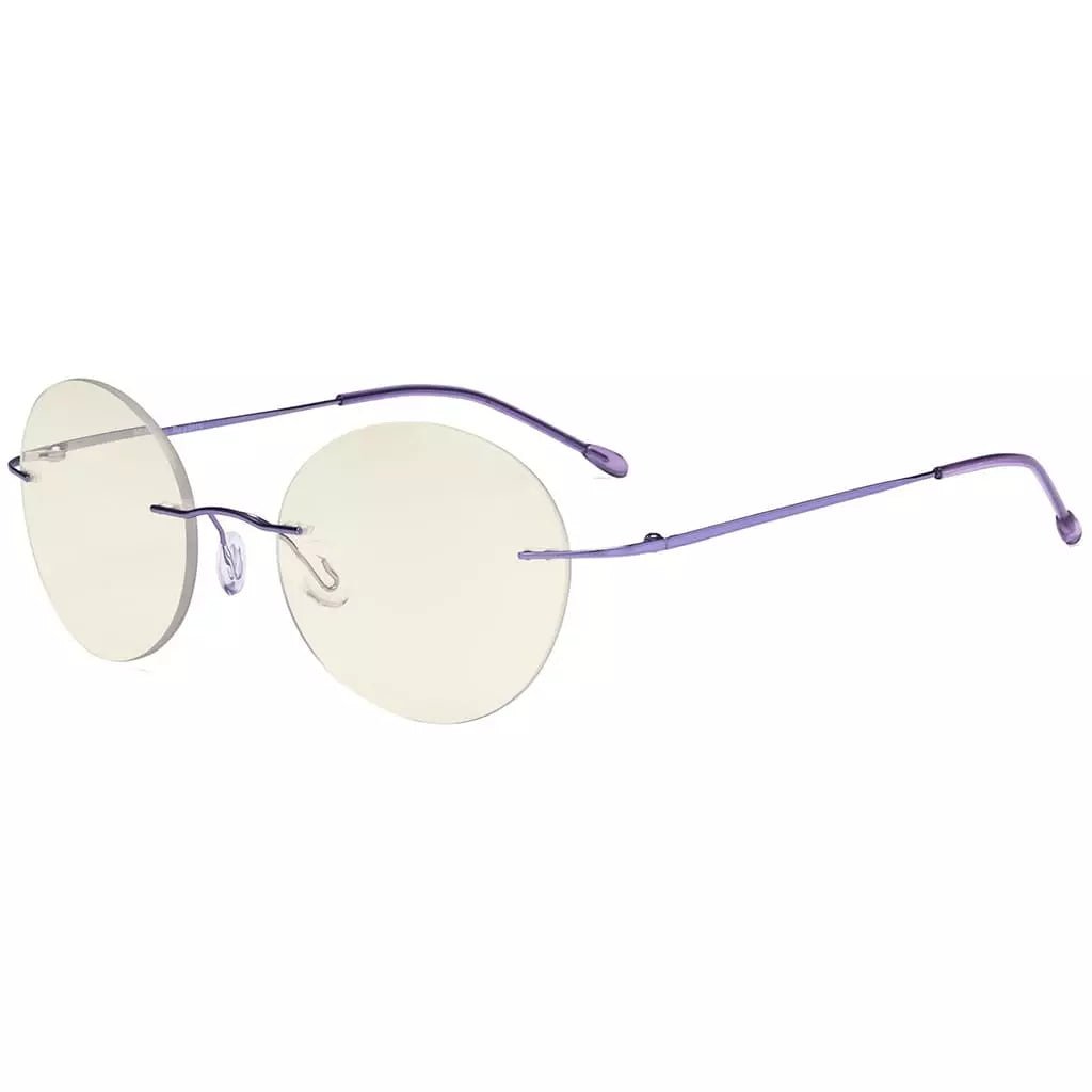 Rimless Round Multifocus Progressive Reading Glasses MWK9910eyekeeper.com
