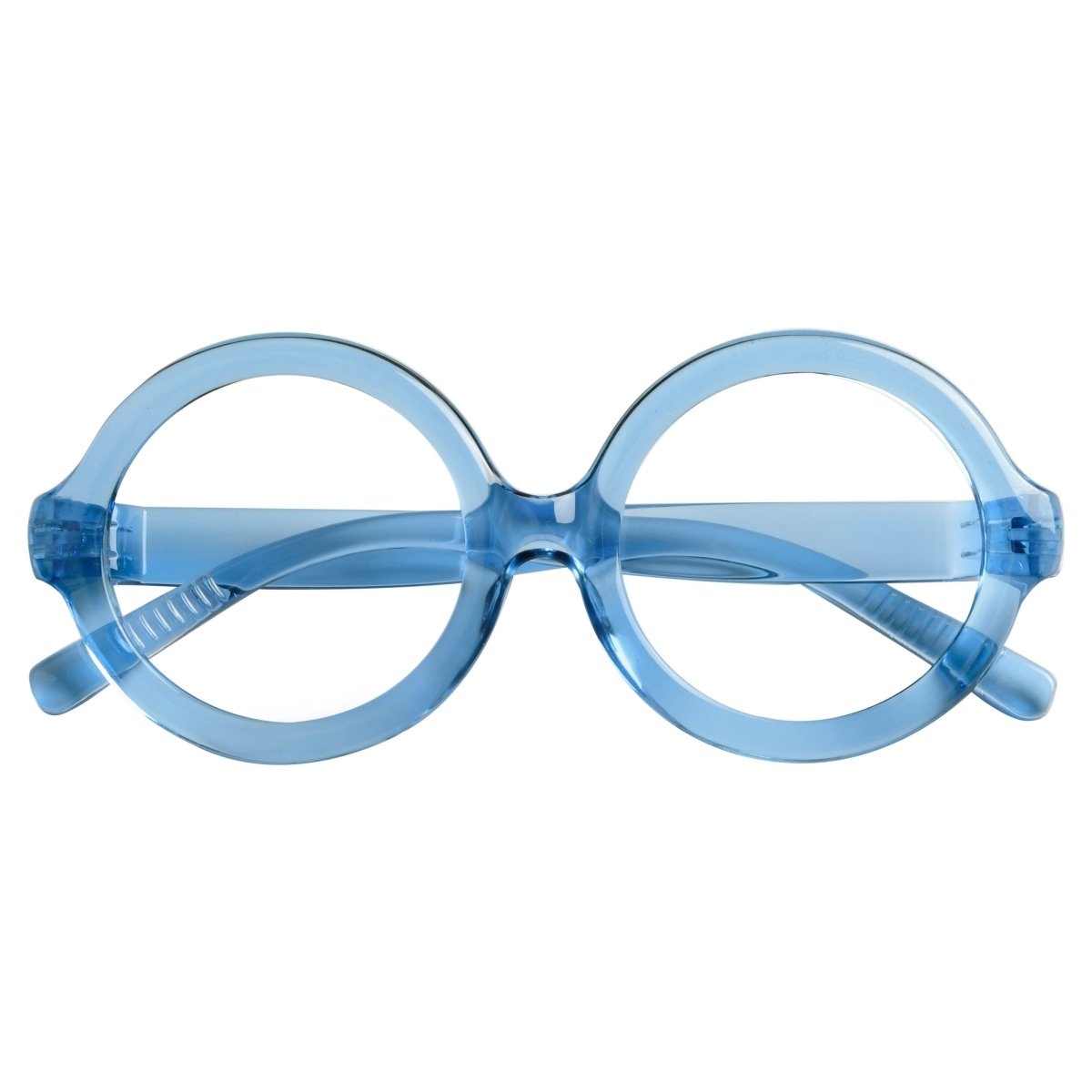 Round 30% Blue Light Blocking Metalless Screwless Glasses R2313 - B15eyekeeper.com