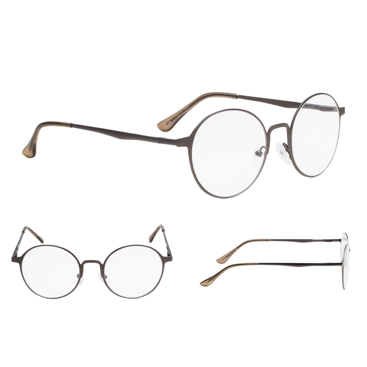 Round Vintage Reading Glasses Full Rim R15044eyekeeper.com