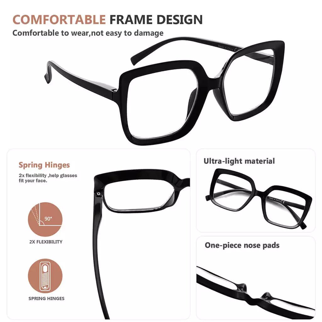 Stylish Classic Reading Glasses Minimalist Marble Readers R2014eyekeeper.com