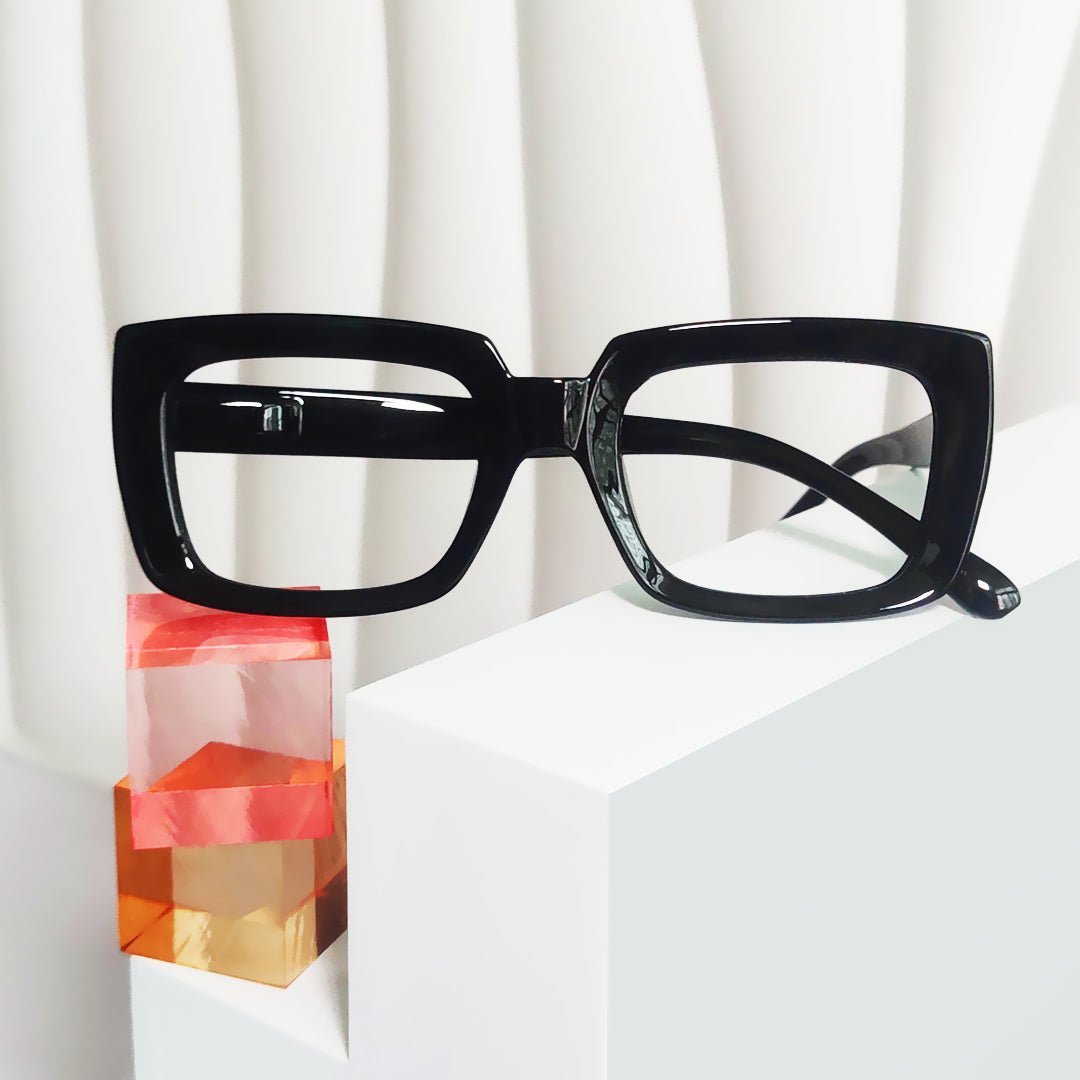 Thicker Frame Trendy Reading Glasses Stylish Readers R9107eyekeeper.com