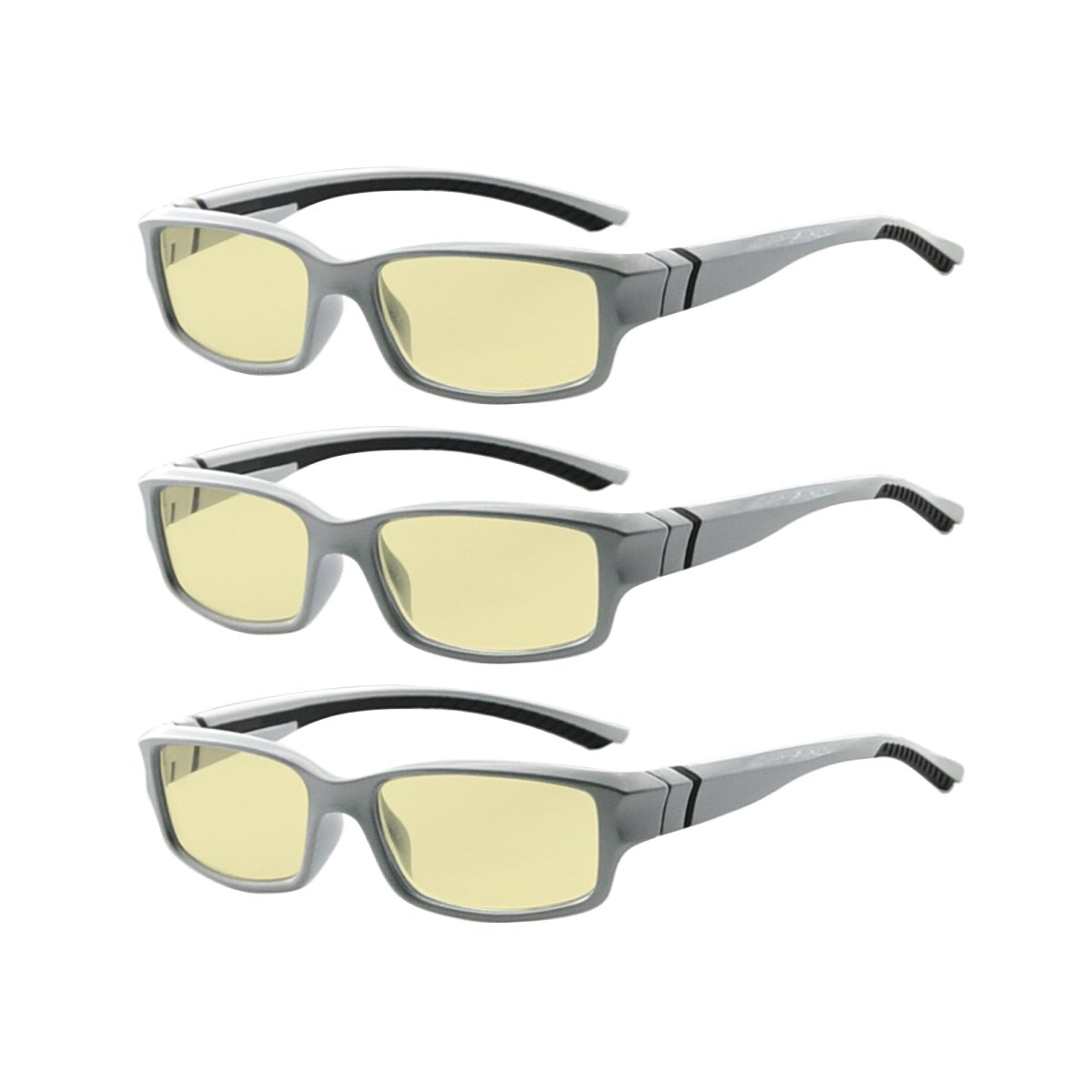 3 Pack Fashionable Blue Light Blocking Readers TMXM01eyekeeper.com