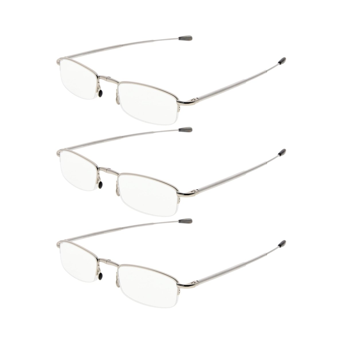 Rimless folding reading glasses deals