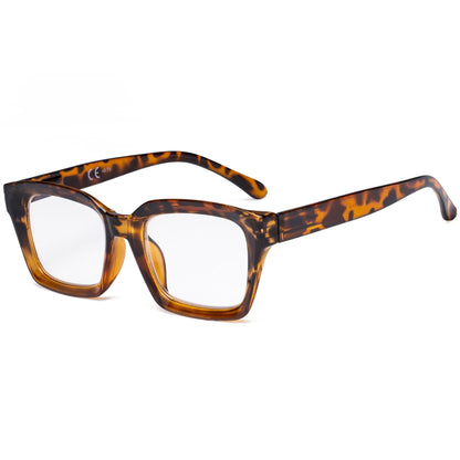 Oversized Reading Glasses Square Readers for Women R9106-1