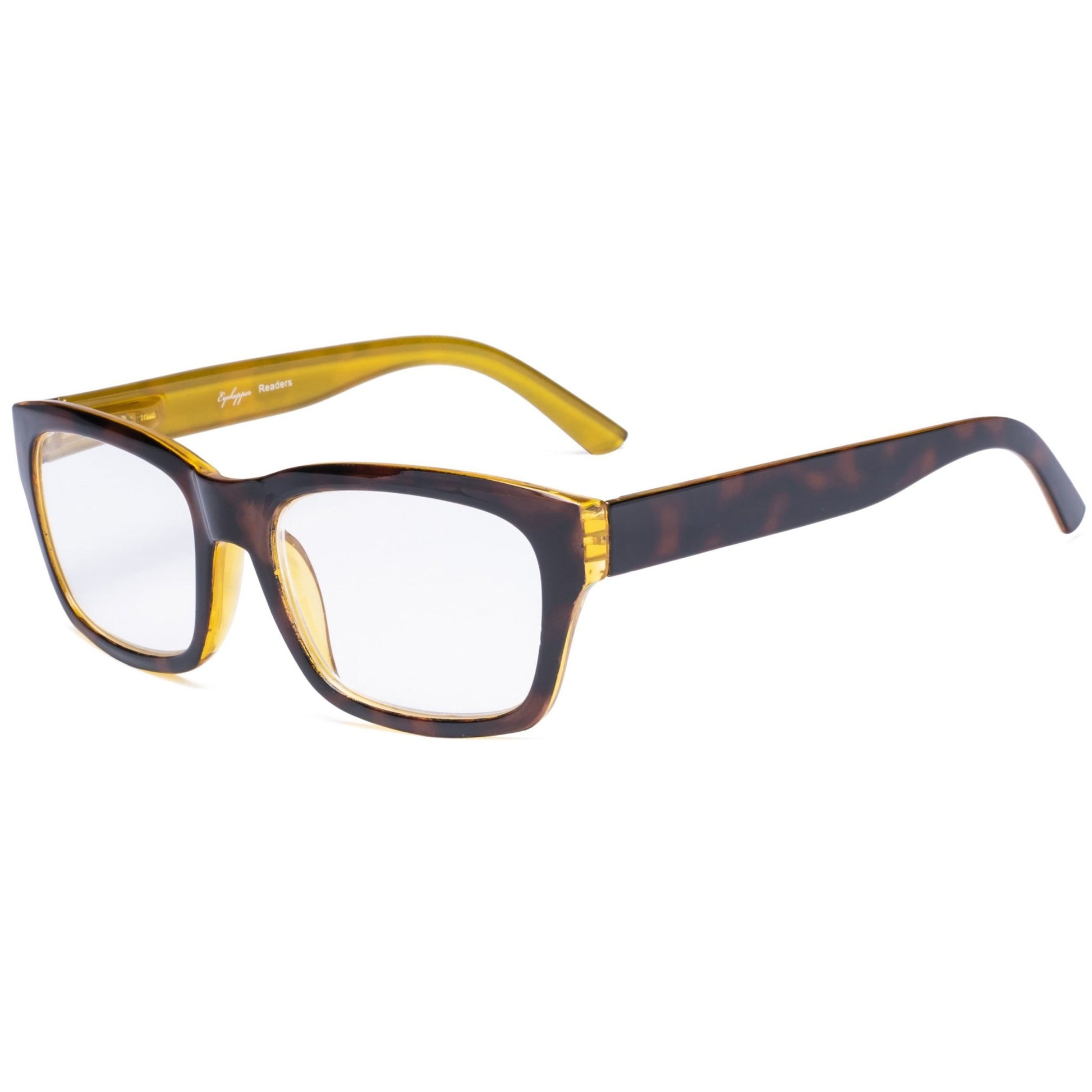 Spring Hinges Large Square Frame Reading Glasses R045