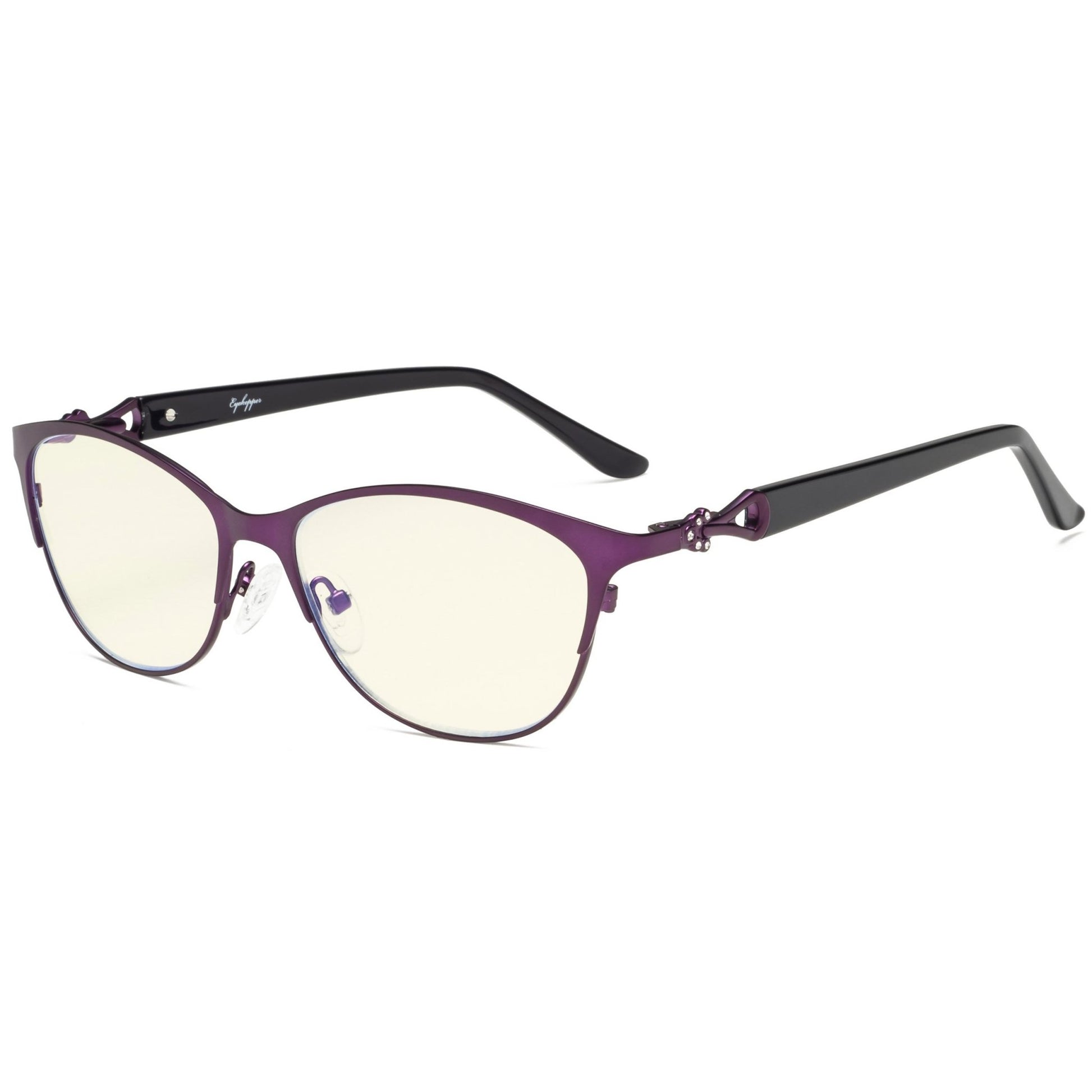 Computer Reading Glasses Purple LX17021